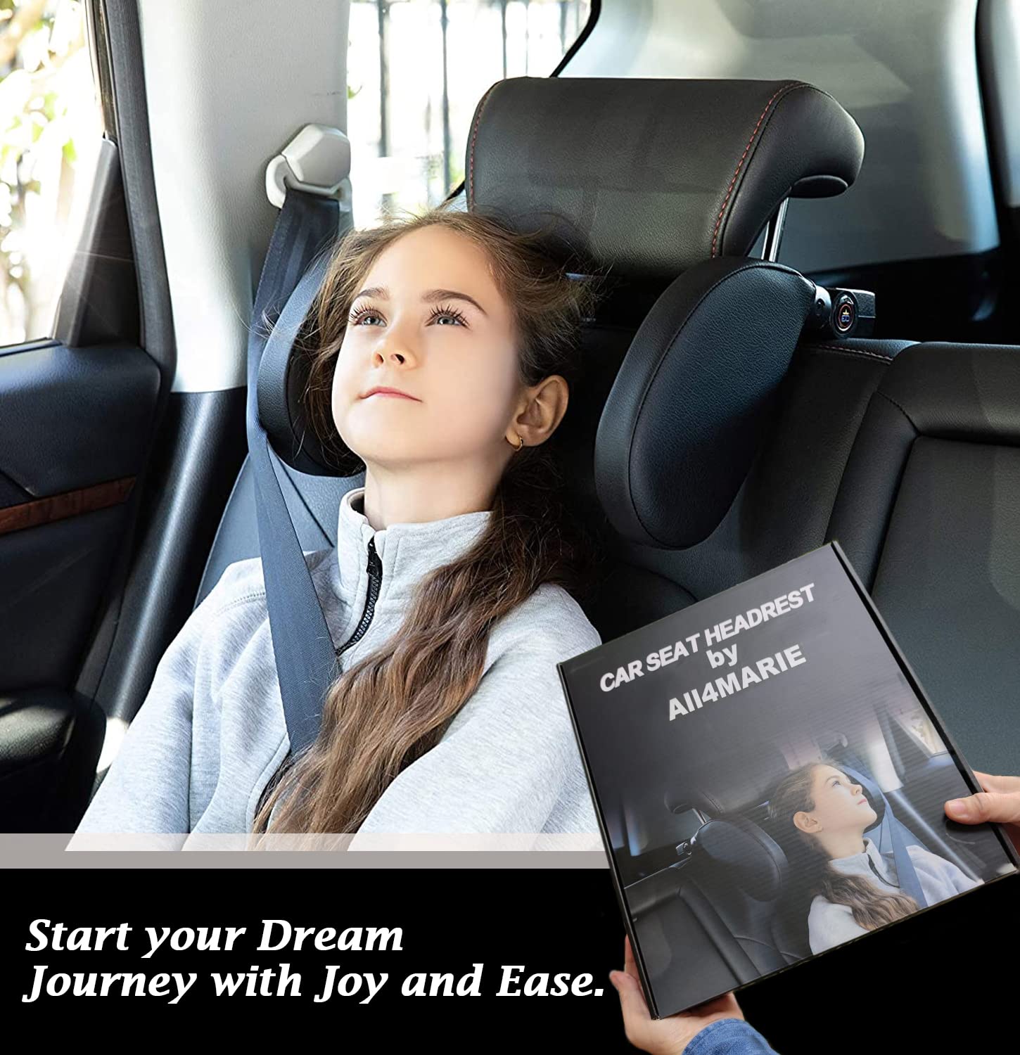 New Car Massage Pillow Neck Massager USB Charging Car Headrest/ Neck  Support for Driving Relieve Pain